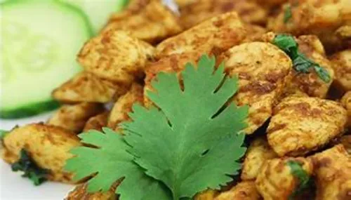 Garlic Chicken Dry With Bone